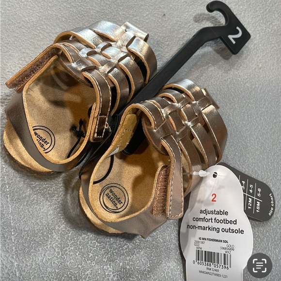 Adjustable Kids Sandals - Metallic by - Picture 1 of 1